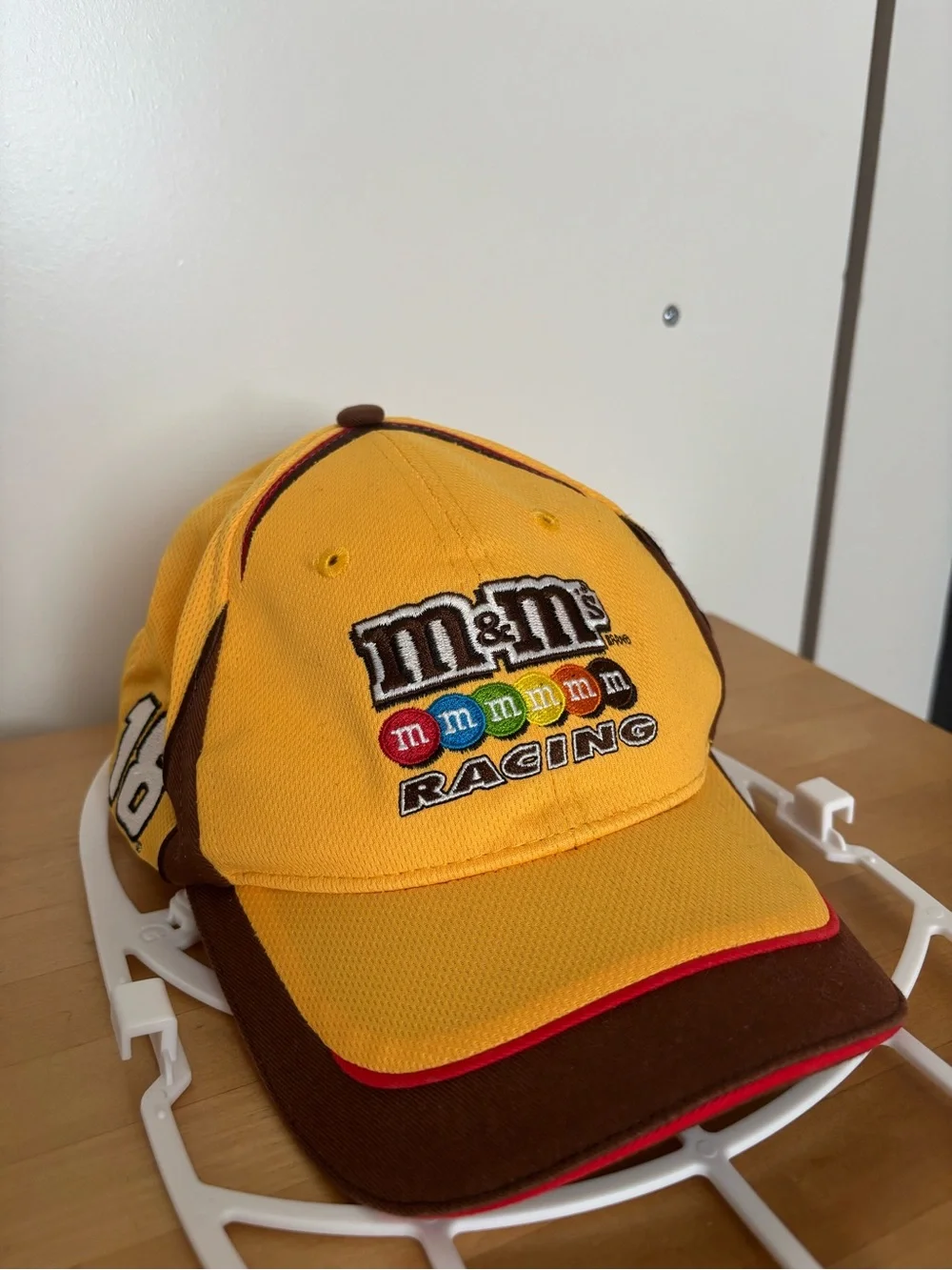 M&M's Racing Yellow Cap - Branded Racing Hat